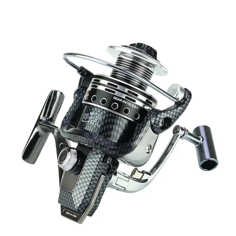 YUMOSHI Fishing reels Spinning wheel BA Fish line 500 1000 2000 3000 4000 5000 6000 7000 Gear ratio 5.5:1 Bearing 12+1BB
YUMOSHI Fishing reels Spinning wheel BA Fish line 500 1000 2000 3000 4000 5000 6000 7000 Gear ratio 5.5:1 Bearing 12+1BB