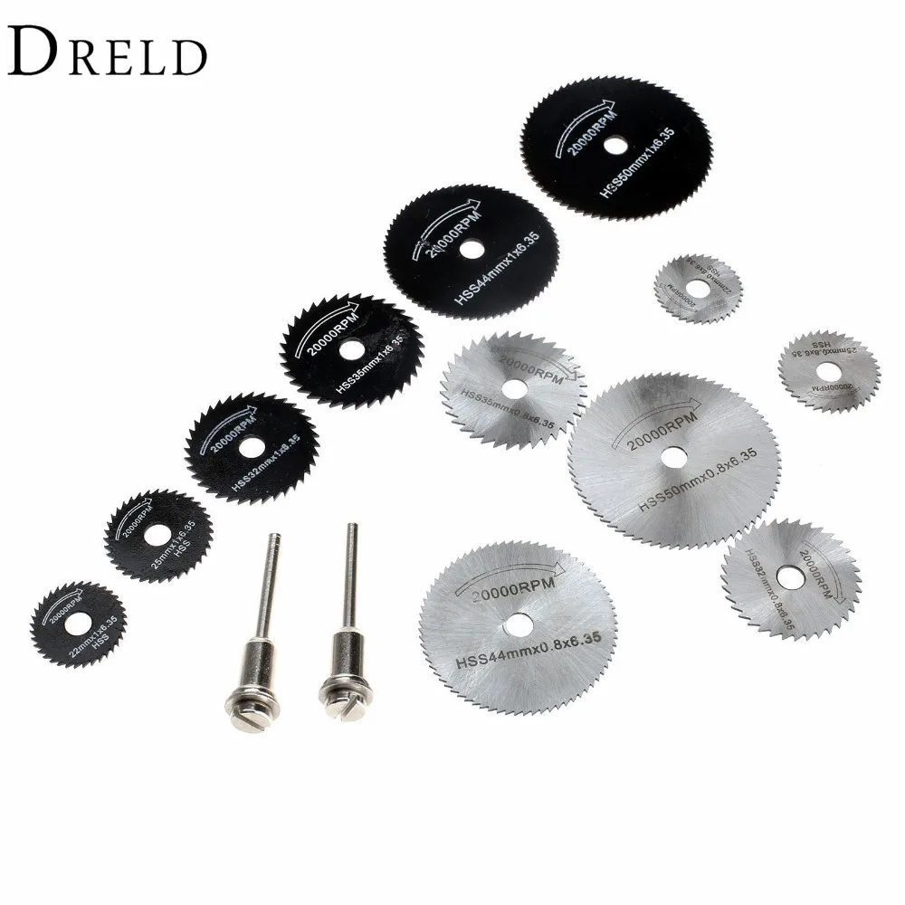 DRELD 14 шт. Dremel Аксессуары для фотокамер Speedlite HSS мини полотна циркулярной пилы резки