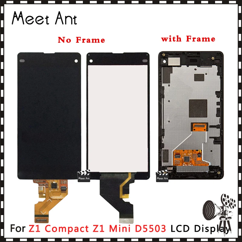 DHL 10Pcs/lot High Quality For Sony Xperia Z1 Compact Z1 Mini M51W D5503 LCD Display Screen With Touch Screen Digitizer Assembly
DHL 10Pcs/lot High Quality For Sony Xperia Z1 Compact Z1 Mini M51W D5503 LCD Display Screen With Touch Screen Digitizer Assembly