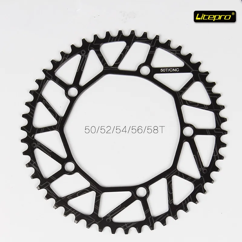 Litepro дорожный складной велосипед CNC полый одна цепь колесо Кривошип 50/52/54/56/58T BCD130 170 мм
Litepro дорожный складной велосипед CNC полый одна цепь колесо Кривошип 50/52/54/56/58T BCD130 170 мм