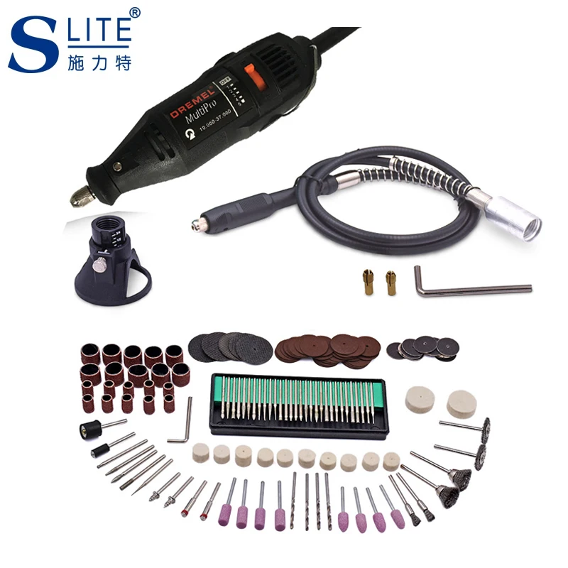 Slite Мини электрическая мельница Dremel роторный инструмент шлифовальный станок