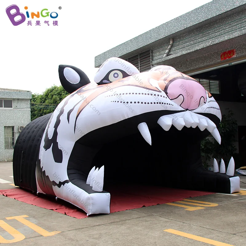 Customized 7.7x4x3.7 Meters Inflatable Tiger Tunnel / Inflatable Mascot Football Channel For Advertising - BG-T0142
Customized 7.7x4x3.7 Meters Inflatable Tiger Tunnel / Inflatable Mascot Football Channel For Advertising - BG-T0142