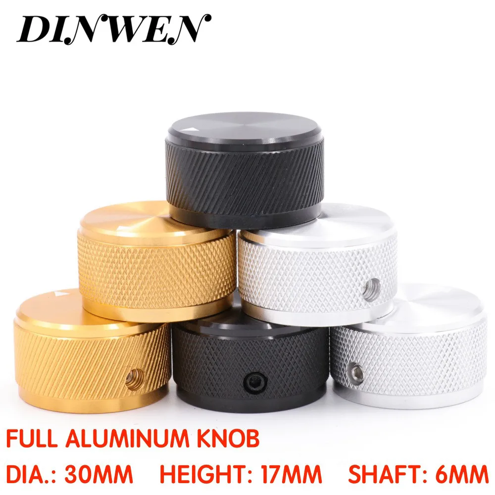 30*17mm Machined Solid Full Aluminum Knob Volume Potentiometer Cap For Hifi Guitar Amplifier Effect Radio Turntable Recorder
30*17mm Machined Solid Full Aluminum Knob Volume Potentiometer Cap For Hifi Guitar Amplifier Effect Radio Turntable Recorder