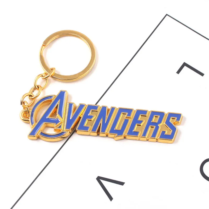 Вокруг Marvel фильма мстители A word логотип брелок Зажигалка интересного дизайна