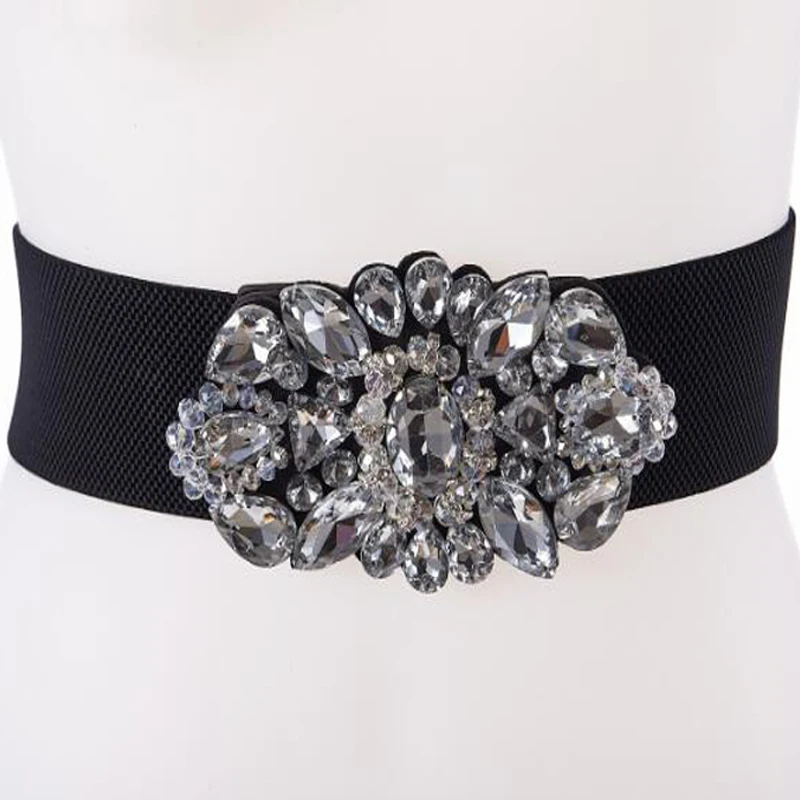 New Luxury Women crystal Elastic Belt Rhinestones Flower Belts straps Retro Girls Jeweled Girdle dress beads belts accessory
New Luxury Women crystal Elastic Belt Rhinestones Flower Belts straps Retro Girls Jeweled Girdle dress beads belts accessory