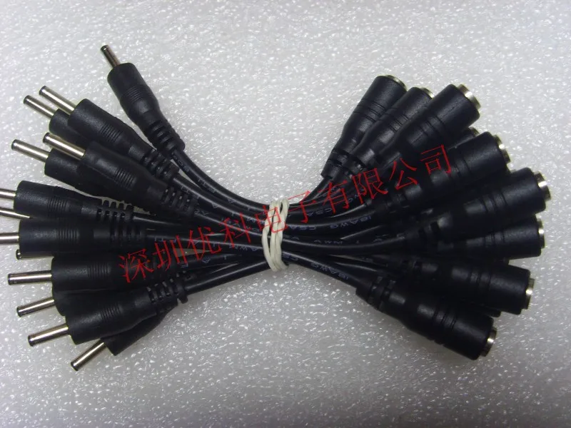 DC power plug adapter adapter cable 4.0*1.7mm female connector to 3.0*1.1mm turn cable
DC power plug adapter adapter cable 4.0*1.7mm female connector to 3.0*1.1mm turn cable