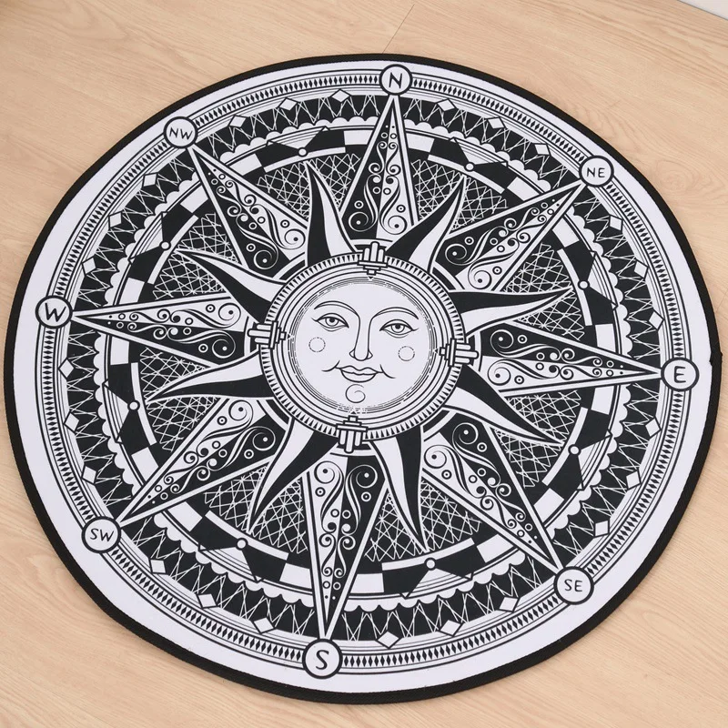 Круглый ковер Sun God для гостиной спальни кофейного столика в европейском стиле дивана кровати на заказ|table
