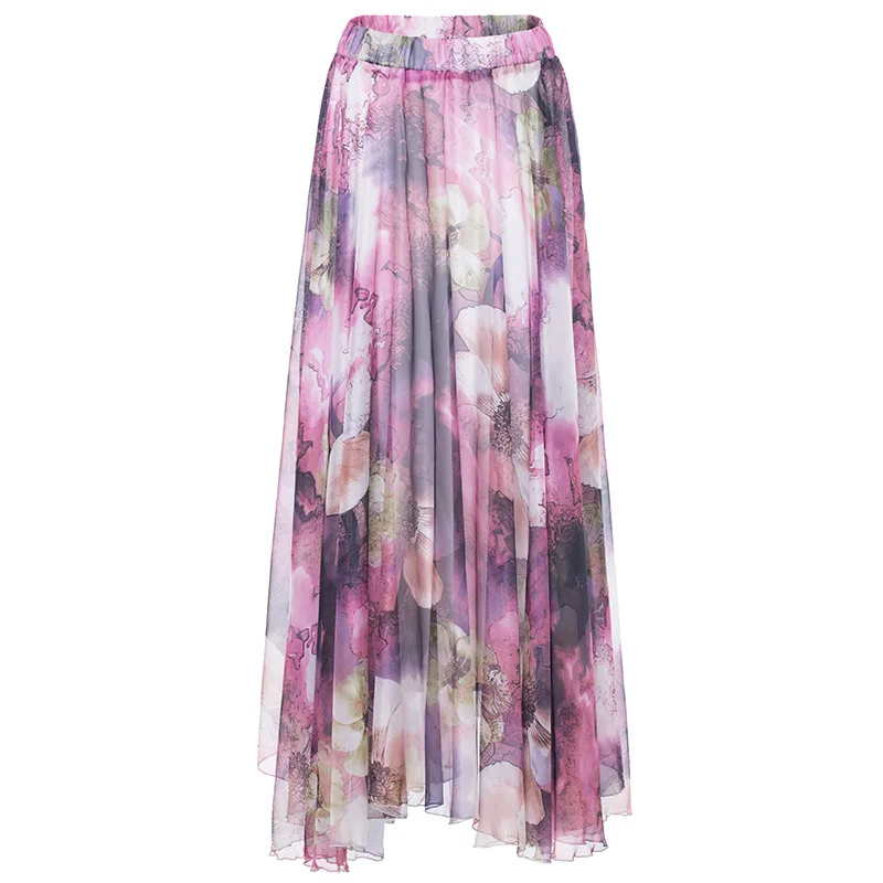 Puls Size High Quality Elegant Bohemian Irregular Print Long Skirts Womens Maxi Skirt Summer Ruffle Beach Skirt Women Jupe Femme
Puls Size High Quality Elegant Bohemian Irregular Print Long Skirts Womens Maxi Skirt Summer Ruffle Beach Skirt Women Jupe Femme