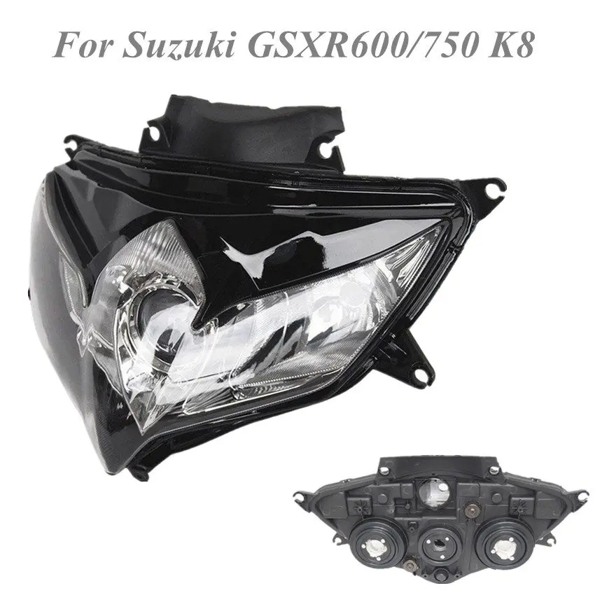 For Suzuki GSXR 600/750 K8 2008 2009 2010 Motorcycle Front Headlight Head Lamp Assembly Clear
For Suzuki GSXR 600/750 K8 2008 2009 2010 Motorcycle Front Headlight Head Lamp Assembly Clear