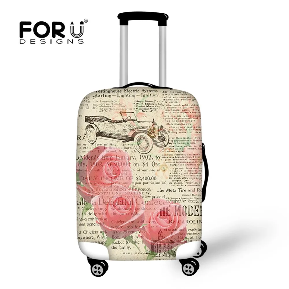 FORUDESIGNS 2018 Vintage Luggage Cover Protector Newspaper Pattern Trolly Travel Bag Cover Elastic Dust Bag Cases Rain Covers
FORUDESIGNS 2018 Vintage Luggage Cover Protector Newspaper Pattern Trolly Travel Bag Cover Elastic Dust Bag Cases Rain Covers