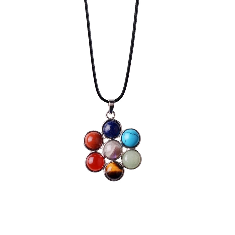 7 Chakra Tree Of Life Pendant Necklace Silver Reiki healing Crystal Natural Stone Necklace Women Men Yoga Christmas for woman
7 Chakra Tree Of Life Pendant Necklace Silver Reiki healing Crystal Natural Stone Necklace Women Men Yoga Christmas for woman