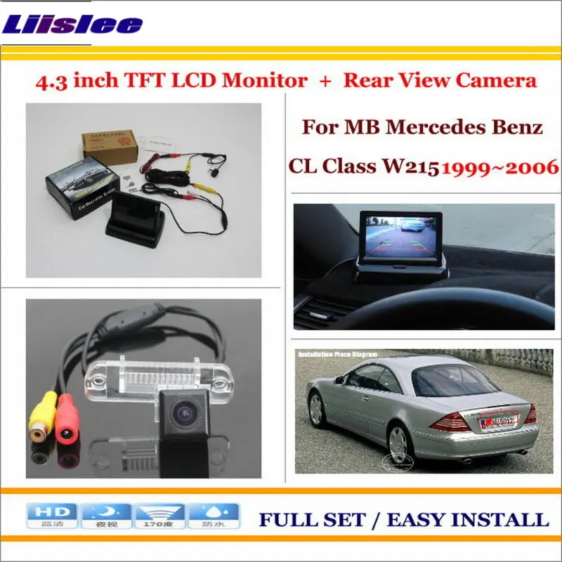 Auto Camera For Mercedes BenZ CL Class W215 1999-2006 Car Rearview CAM 4.3" LCD Monitor Parking Assistance System
Auto Camera For Mercedes BenZ CL Class W215 1999-2006 Car Rearview CAM 4.3" LCD Monitor Parking Assistance System