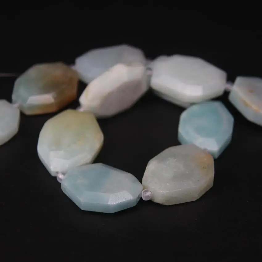11PCS/strand Natural Mix Color Amazonite Faceted Slab Nugget Loose Beads,Cut Stone Gems Slice Pendant Jewelry Making
11PCS/strand Natural Mix Color Amazonite Faceted Slab Nugget Loose Beads,Cut Stone Gems Slice Pendant Jewelry Making