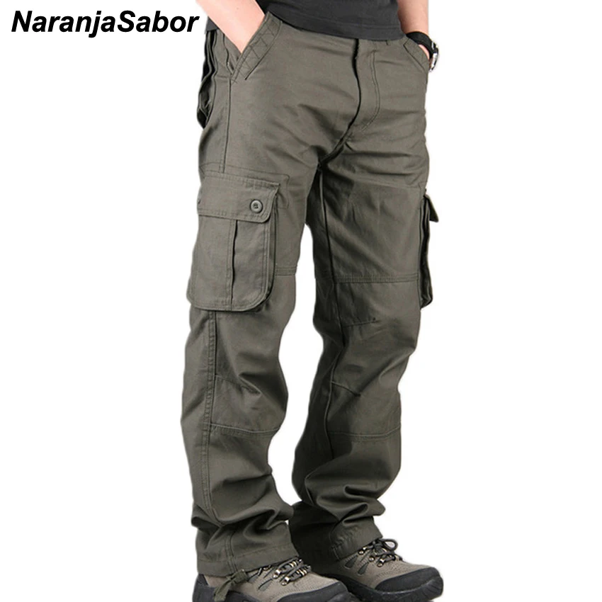 NaranjaSabor 2020 New Men's Military Pants Casual Multi Pockets Tactical Pants Male Straight Slacks Long Trousers Plus Size N349
NaranjaSabor 2020 New Men's Military Pants Casual Multi Pockets Tactical Pants Male Straight Slacks Long Trousers Plus Size N349