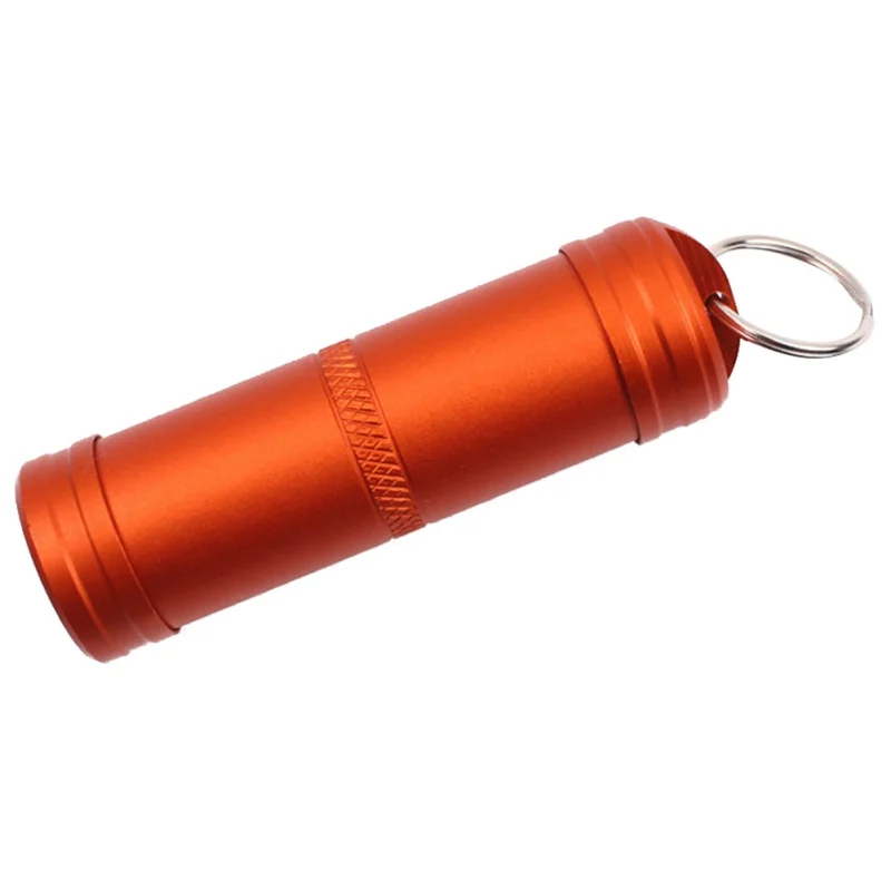 Outdoor EDC Survival Case Container Holder Emergency Survival Pill Tank Aluminium Alloy Waterproof Capsule Seal Bottle
Outdoor EDC Survival Case Container Holder Emergency Survival Pill Tank Aluminium Alloy Waterproof Capsule Seal Bottle