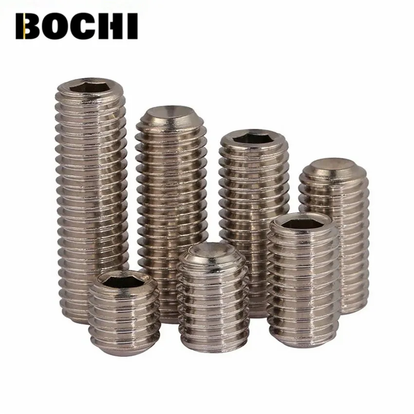 25Pcs DIN916 304 Stainless Steel M8 M10 Metric Thread headless screws Surfboard Fin Screws Inner Hex Cup Point Socket Set Screw
25Pcs DIN916 304 Stainless Steel M8 M10 Metric Thread headless screws Surfboard Fin Screws Inner Hex Cup Point Socket Set Screw
