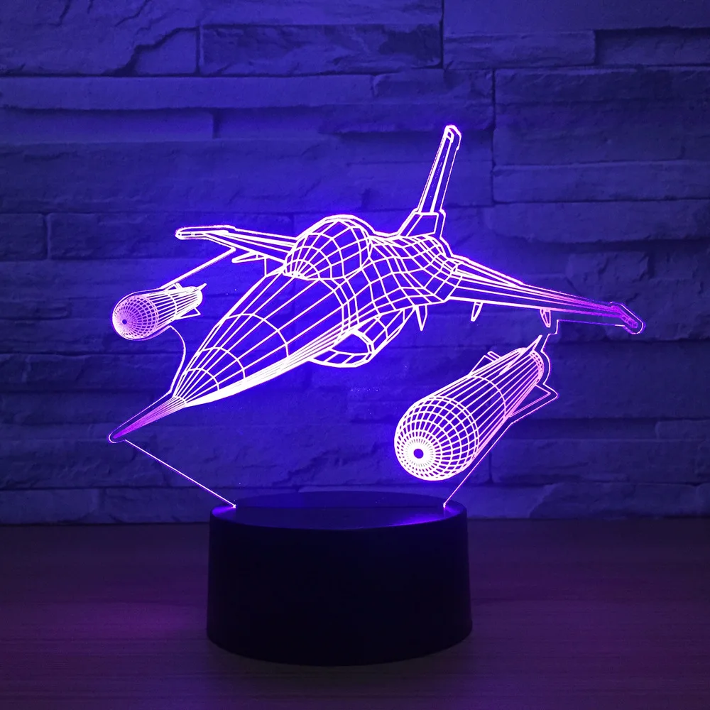 Aircraft LED 3D Night Light Air Plane USB Touch Desk Table Lamp For Children Kids Bedroom Decorative Xmas Gift
Aircraft LED 3D Night Light Air Plane USB Touch Desk Table Lamp For Children Kids Bedroom Decorative Xmas Gift