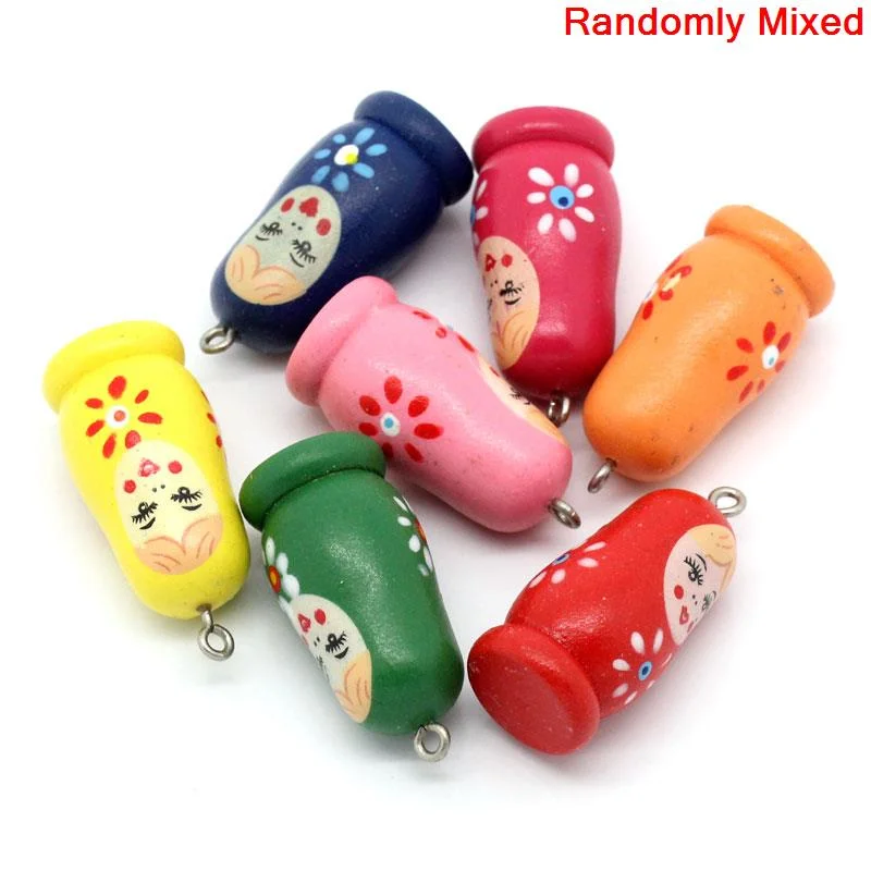 DoreenBeads Wood Charm Pendants Russian Doll At Random Color Pendants DIY Making Necklace Earrings Jewelry 3.5cm x 1.6cm,20PCs
DoreenBeads Wood Charm Pendants Russian Doll At Random Color Pendants DIY Making Necklace Earrings Jewelry 3.5cm x 1.6cm,20PCs