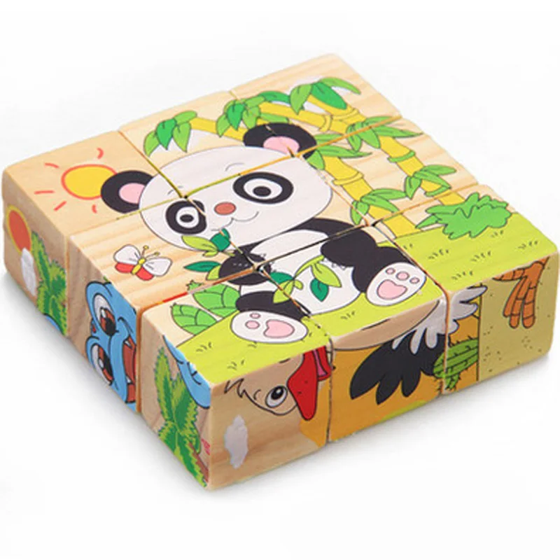 Wooden Toys Children Puzzle 3D 9 Piece Six Sided Learning Toys For Children Early Educational Animal Fruit Pattern Kids Gift
Wooden Toys Children Puzzle 3D 9 Piece Six Sided Learning Toys For Children Early Educational Animal Fruit Pattern Kids Gift