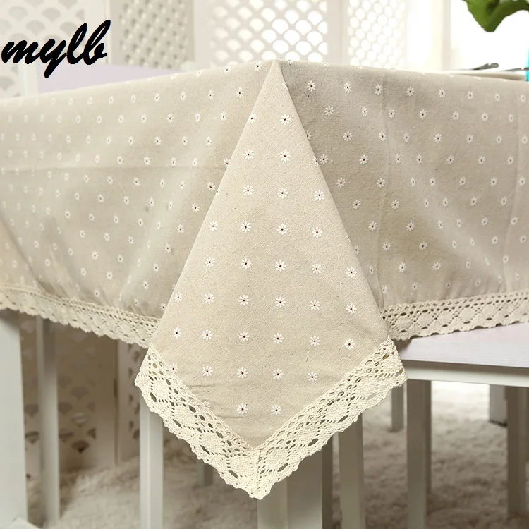 mylb Flower Pattern Tablecloth Hot Sale Linen and Cotton Lace Edge Rectangular Table Cloth Home Hotel Textile
mylb Flower Pattern Tablecloth Hot Sale Linen and Cotton Lace Edge Rectangular Table Cloth Home Hotel Textile