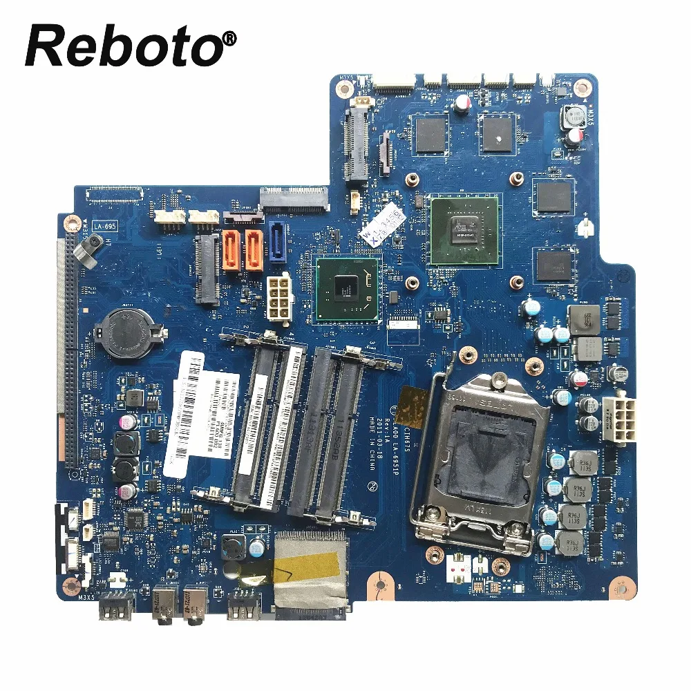 SZWXZY Высококачественная материнская плата для Lenovo B520 CIH67S LA-6951P DDR3 H61 GT555M без