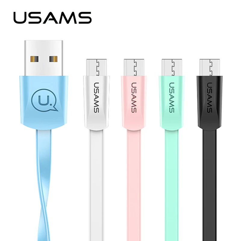 USAMS 10pcs/a lot2 A Flat Colorful Micro USB Mobile Phone Cable for Samsung Xiaomi Huawei Tablet Android Fast Charging Cables
USAMS 10pcs/a lot2 A Flat Colorful Micro USB Mobile Phone Cable for Samsung Xiaomi Huawei Tablet Android Fast Charging Cables