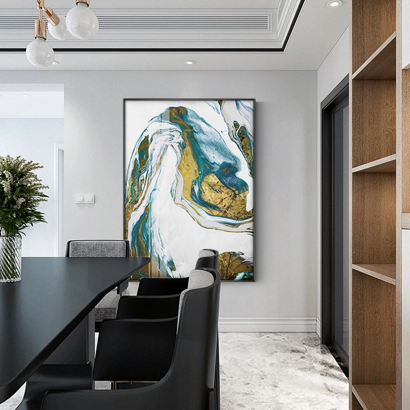 Abstract Canvas Painting Blue Picture Print for Living Room Modern Gold Creative Poster Home Decoration Unframed
Abstract Canvas Painting Blue Picture Print for Living Room Modern Gold Creative Poster Home Decoration Unframed