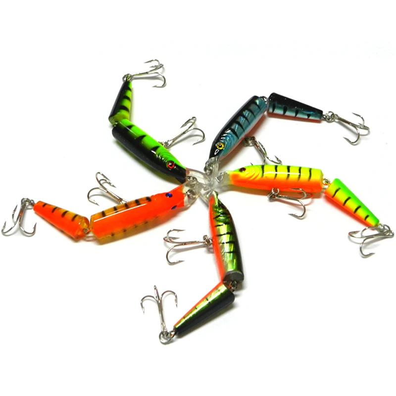 1Pcs Sea Fishing Bait Lifelike Artificial Crankbait Multi Jointed Fishing Lure 10.5cm/9g 2-Segment Hard Bait 6# Hook Wobblers
1Pcs Sea Fishing Bait Lifelike Artificial Crankbait Multi Jointed Fishing Lure 10.5cm/9g 2-Segment Hard Bait 6# Hook Wobblers