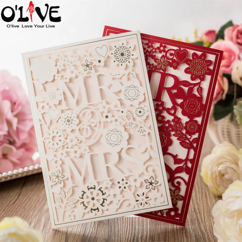 50 Pcs Wedding Invitation Card Laser Cut Mr Mrs Wedding Cards Blank Complimentary Party Invitation Wedding Supplies Drop Ship
50 Pcs Wedding Invitation Card Laser Cut Mr Mrs Wedding Cards Blank Complimentary Party Invitation Wedding Supplies Drop Ship