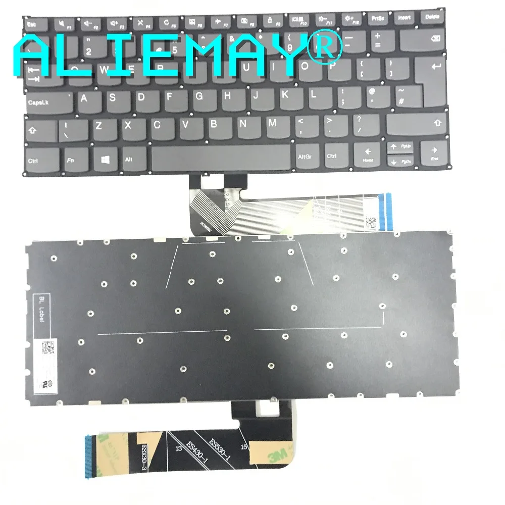 Brand new original UK Keyboard for Lenovo IDEAPAD FLEX6-14 330C-14 330-14 530-14 730-15 UK Keyboard GRAY VER.DEL key
Brand new original UK Keyboard for Lenovo IDEAPAD FLEX6-14 330C-14 330-14 530-14 730-15 UK Keyboard GRAY VER.DEL key