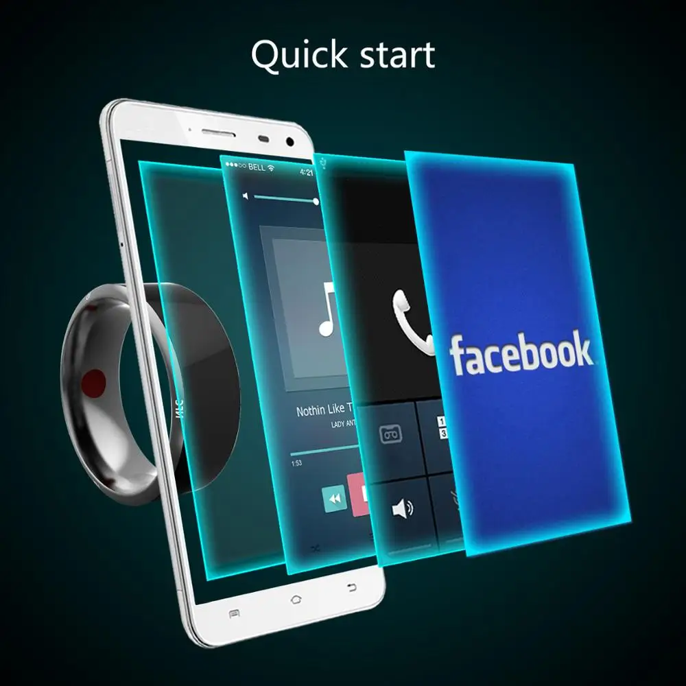 Jakcom R3 Смарт Кольцо Новый Продукт Контроля Доступа Accessories As No Touch Кнопка Выхода U