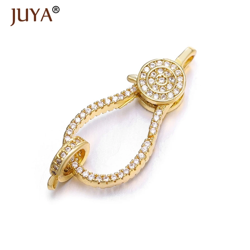 Juya Supplies For Jewelry Wholesale Luxury Zirconia Clasps Hooks Accessories For Making Bracelets Necklaces DIY Craft
Juya Supplies For Jewelry Wholesale Luxury Zirconia Clasps Hooks Accessories For Making Bracelets Necklaces DIY Craft