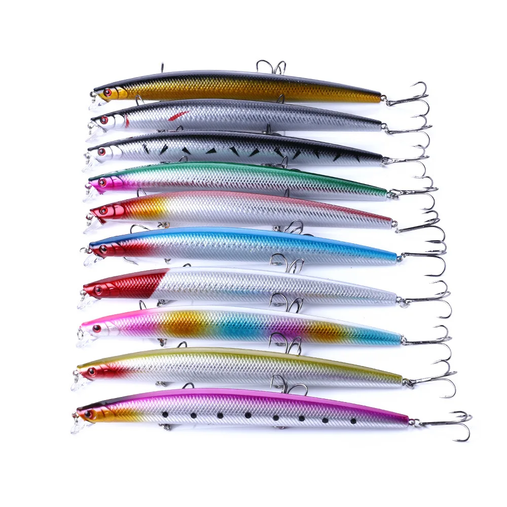 1pcs/lot Fishing Lure Minnow Crankbait Hard Bait 18cm/26g Wobbler Japan Pesca Artificial Baits with two treble hook Fish Tackle
1pcs/lot Fishing Lure Minnow Crankbait Hard Bait 18cm/26g Wobbler Japan Pesca Artificial Baits with two treble hook Fish Tackle