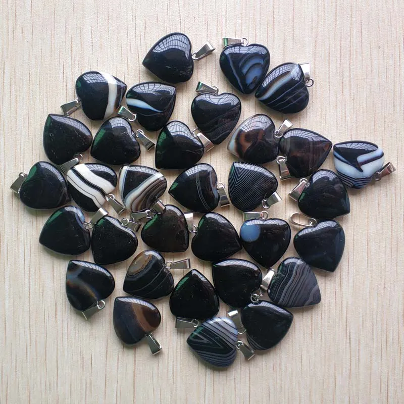 Wholesale 36pcs/lot fashion good quality black stripe onyx heart shape pendants for jewelry making 20mm free shipping
Wholesale 36pcs/lot fashion good quality black stripe onyx heart shape pendants for jewelry making 20mm free shipping