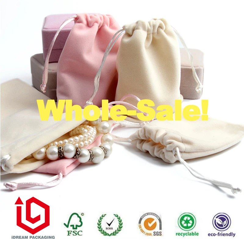 whole high-grade velvet jewelry bags collectables - gift packing bag strand pockets- free shipping cost-cheaper price | Украшения и