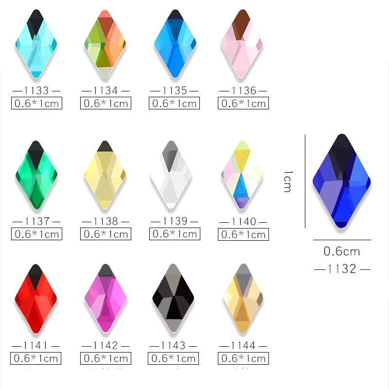 6x10mm 20pcs Rhombus Crystal AB Colors Rhinestone Non Hotfix Crystals DIY 3D Nail Art Gems Decoration
6x10mm 20pcs Rhombus Crystal AB Colors Rhinestone Non Hotfix Crystals DIY 3D Nail Art Gems Decoration