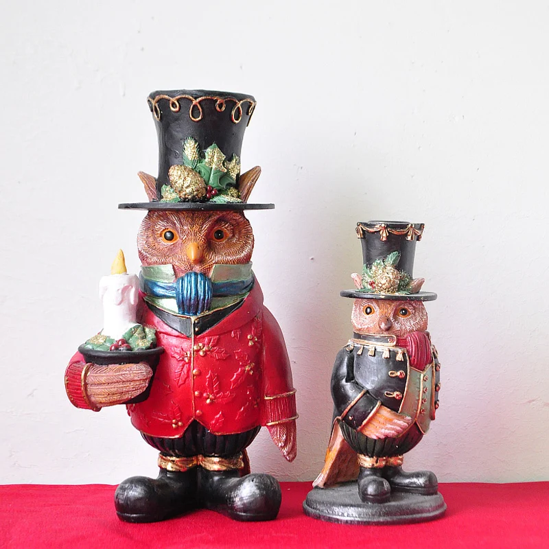 Gentleman Owl Vintage Candlestick Decoration Table Party Holiday Decoration Living Room Decoration Gifts
Gentleman Owl Vintage Candlestick Decoration Table Party Holiday Decoration Living Room Decoration Gifts