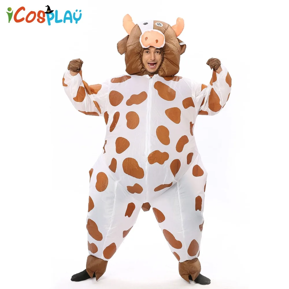 Inflatable Coffee Cow Costume for Adult Women Men Kid Boy Girl Halloween Party Carnival Cosplay Dress Blow Up Suit Animal Mascot
Inflatable Coffee Cow Costume for Adult Women Men Kid Boy Girl Halloween Party Carnival Cosplay Dress Blow Up Suit Animal Mascot