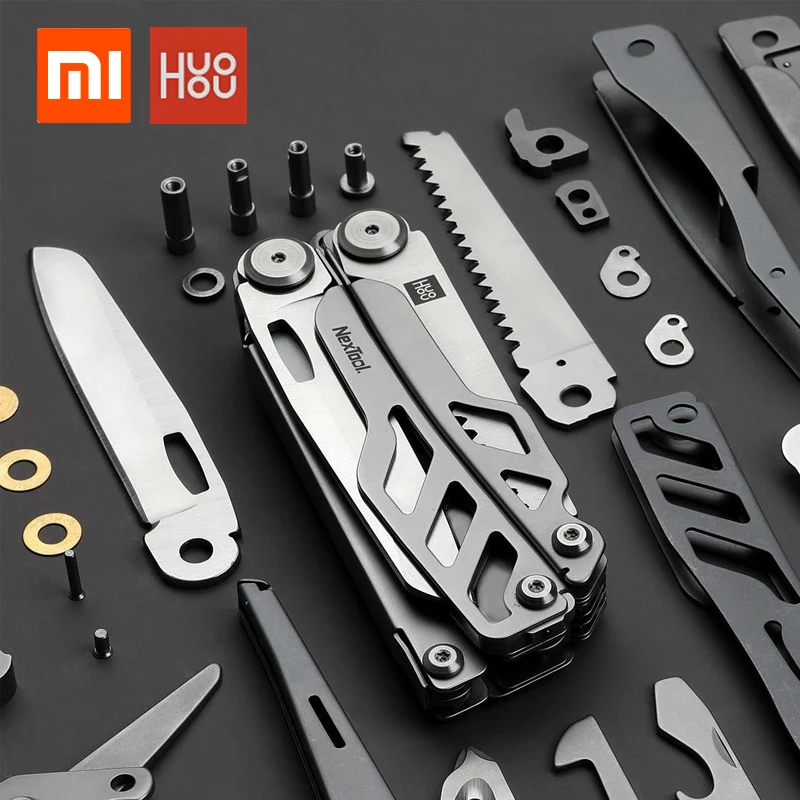 В наличии xiaomi huohou многофункциональные карманные складные ножи плоскогубцы