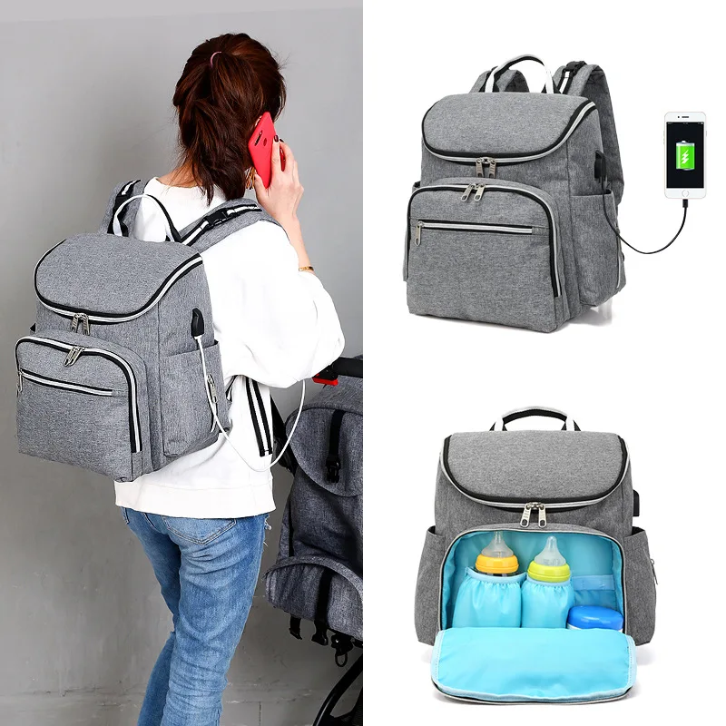 Waterproof Travel Baby Diaper Bag Fashion Mummy Maternity Nappy Bag For Mommy Multifunctional Backpack With Usb Large Capacity
Waterproof Travel Baby Diaper Bag Fashion Mummy Maternity Nappy Bag For Mommy Multifunctional Backpack With Usb Large Capacity