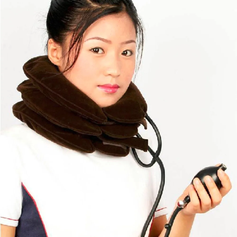 Inflatable Neck Cervical Vertebra Traction Soft Neck Tractor Pillow Relieve Headache Head Back Shoulder Neck Pain
Inflatable Neck Cervical Vertebra Traction Soft Neck Tractor Pillow Relieve Headache Head Back Shoulder Neck Pain