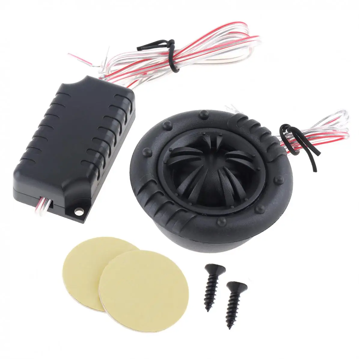 

2pcs 150W YH-X6 High Efficiency Durable 29mm Mylar Half-Dome Tweeter Speakers Built in crossover for Car Audio Systems