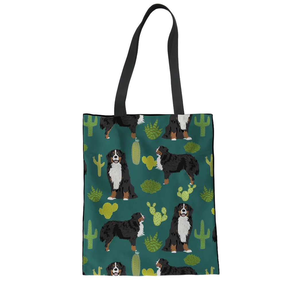 FORUDESIGNS Cactus BerneseMountain Dog Portable Foldable Shopping Bag Canvas Shoulder Handbag for Travel Grocery Free Shipping
FORUDESIGNS Cactus BerneseMountain Dog Portable Foldable Shopping Bag Canvas Shoulder Handbag for Travel Grocery Free Shipping