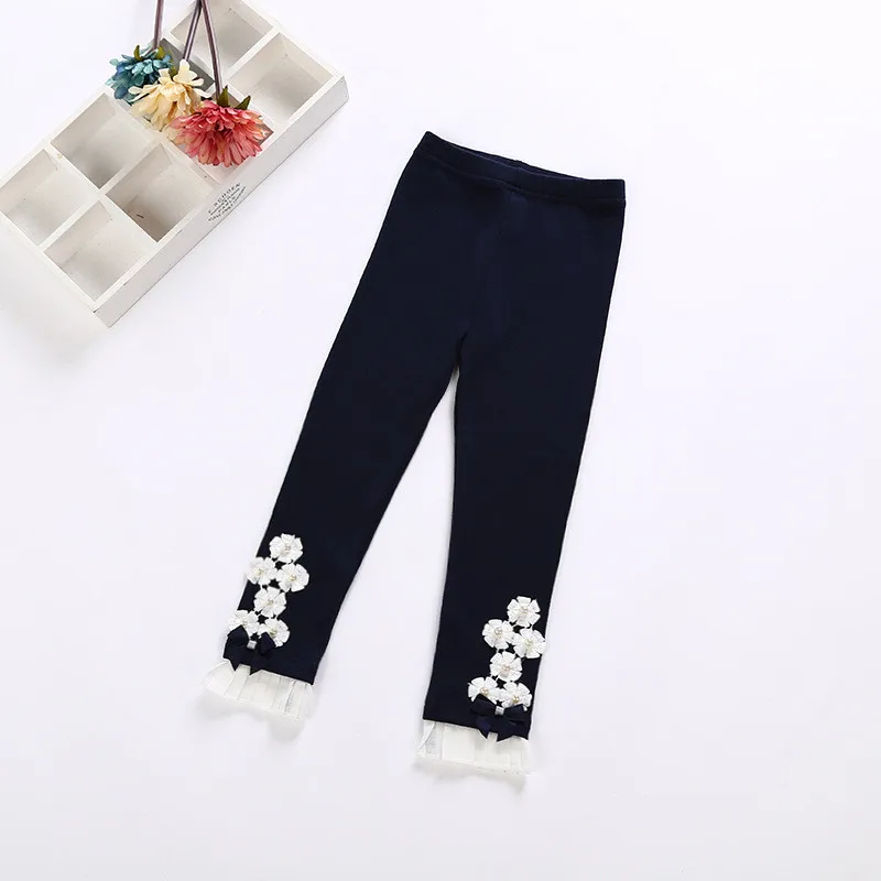 High Quality Spring Autumn Children Pants sweet lace pearl design girls legging cotton toddler kids trousers 2t-7
High Quality Spring Autumn Children Pants sweet lace pearl design girls legging cotton toddler kids trousers 2t-7