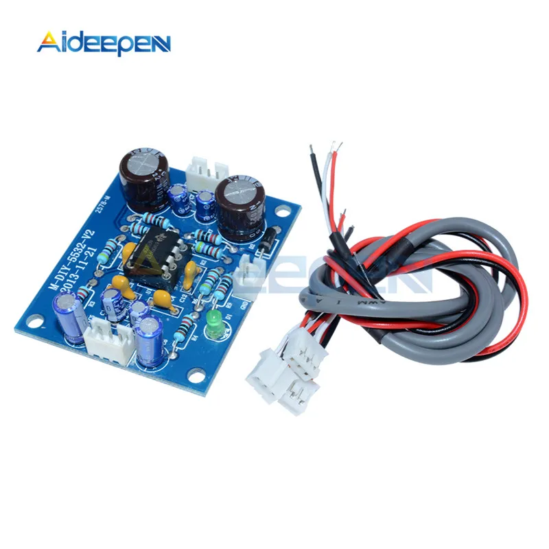 NE5532 OP-AMP Stereo Amplifier Board Audio HIFI Speaker Amplifier Module Control Board Circuit Sound Development for Arduino
NE5532 OP-AMP Stereo Amplifier Board Audio HIFI Speaker Amplifier Module Control Board Circuit Sound Development for Arduino