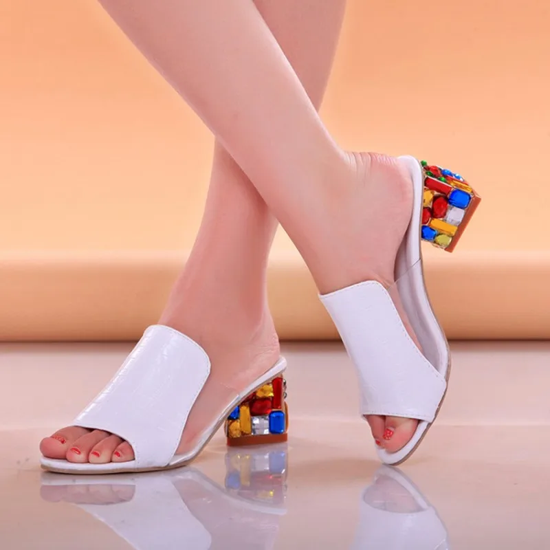 Fashion Women Sandals Sexy High Heels Shoes Square Heel Women Shoes Casual Women Slippers Summer Shoes Multicolor Wedge Sandals
Fashion Women Sandals Sexy High Heels Shoes Square Heel Women Shoes Casual Women Slippers Summer Shoes Multicolor Wedge Sandals