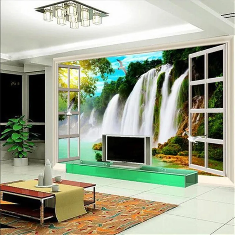 photo wallpaper mural wallpaper living room bedroom sofa TV background wallpaper 3D dimensional landscape waterfall wallpaper
photo wallpaper mural wallpaper living room bedroom sofa TV background wallpaper 3D dimensional landscape waterfall wallpaper