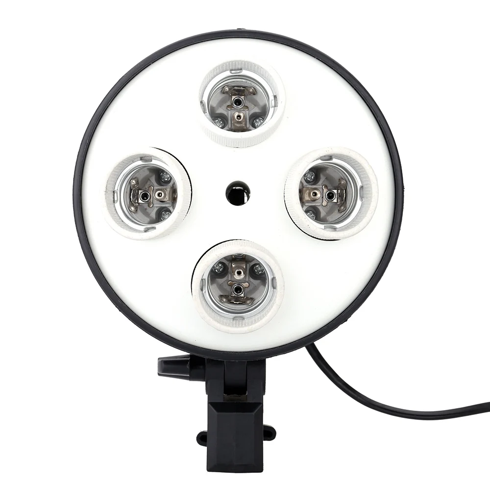 Andoer 4 in 1 E27 Socket Softbox Photographic Light Lamp Bulb Base Holder Adapter for Photo Video Studio Softbox
Andoer 4 in 1 E27 Socket Softbox Photographic Light Lamp Bulb Base Holder Adapter for Photo Video Studio Softbox