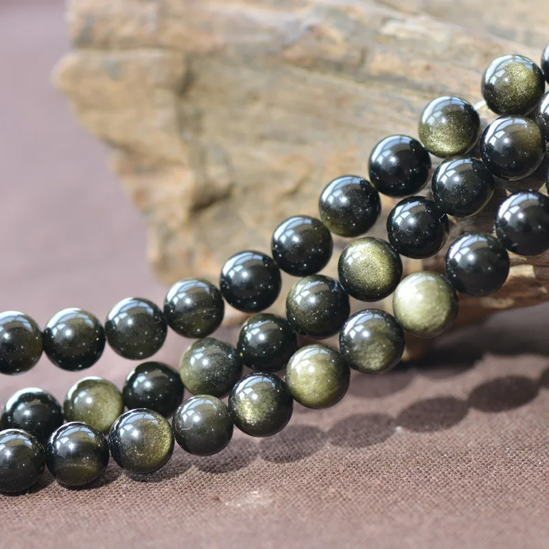 HIGH Gold Obsidian stone beads: 4mm to 14mm natural stone beads loose bead for jewelry DIY making strand 15 inches wholesale !
HIGH Gold Obsidian stone beads: 4mm to 14mm natural stone beads loose bead for jewelry DIY making strand 15 inches wholesale !