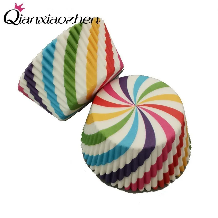 Qianxiaozhen 100pcs Striped Baking Mold Cupcake Paper Cups Paper Cake Baking Cup Bakeware Cupcake Wrapper Wedding Party Supplies
Qianxiaozhen 100pcs Striped Baking Mold Cupcake Paper Cups Paper Cake Baking Cup Bakeware Cupcake Wrapper Wedding Party Supplies